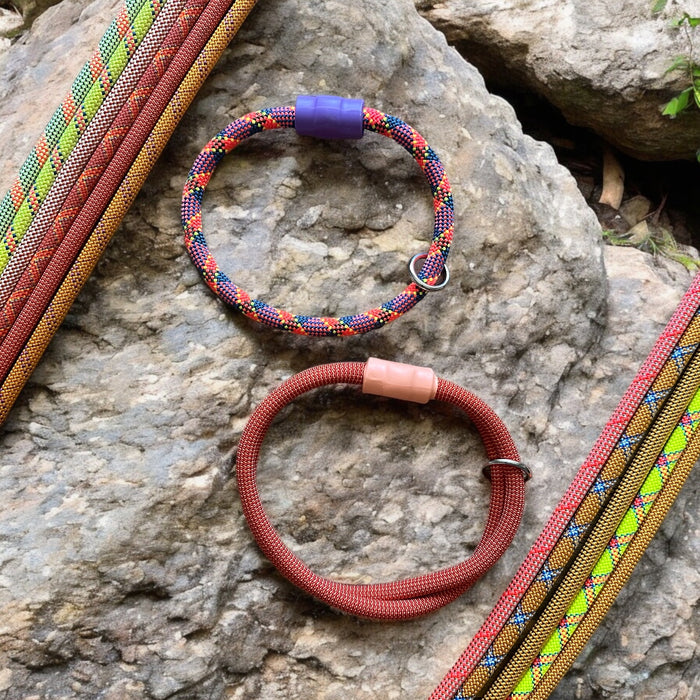 Orange & Yellow Patterns Climbing Rope Collars