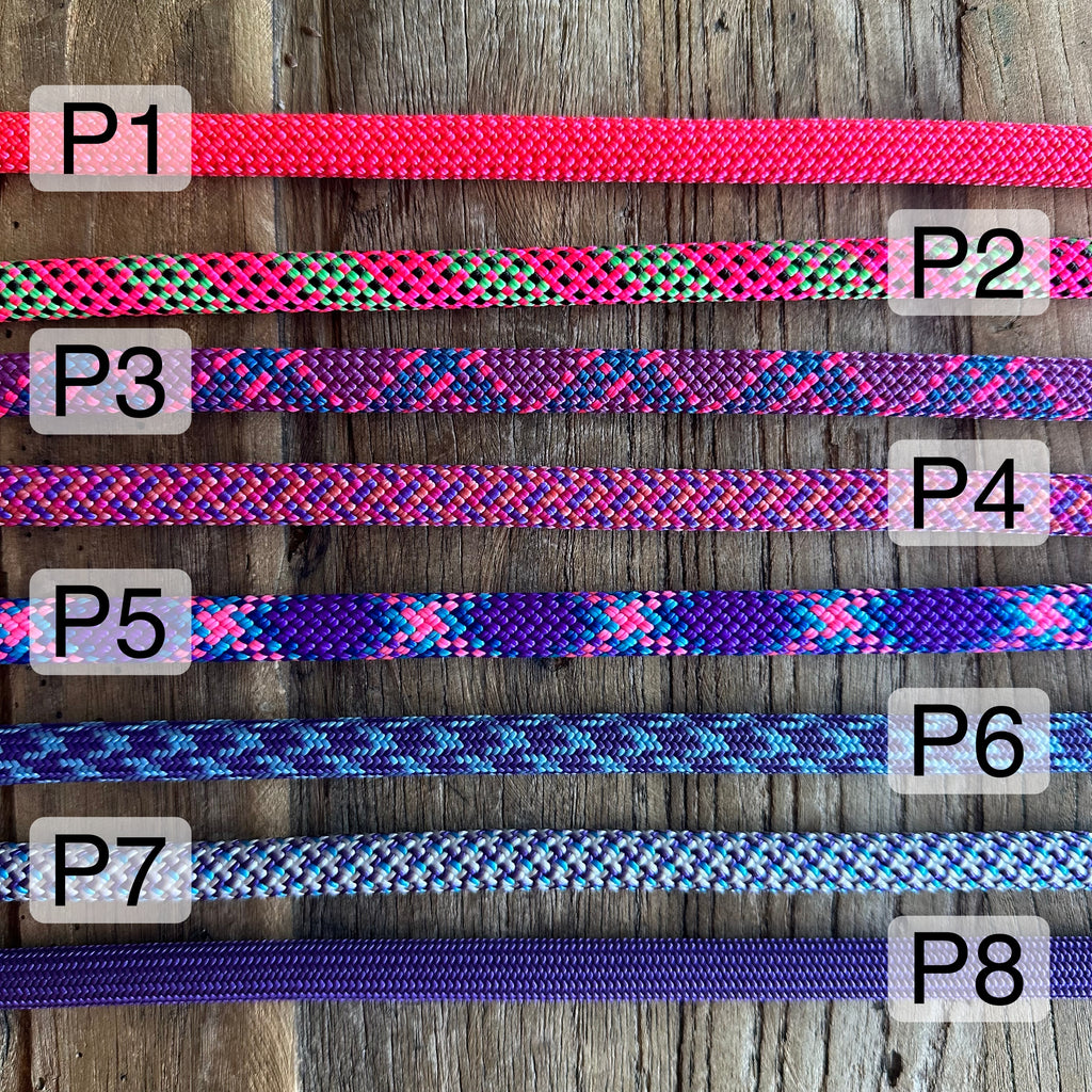 Pink & Purple Patterns Climbing Rope Leashes