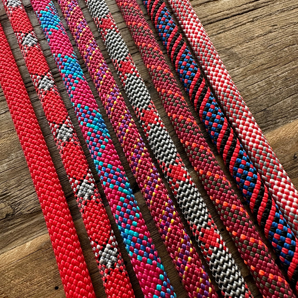 Red Patterns Climbing Rope Collars